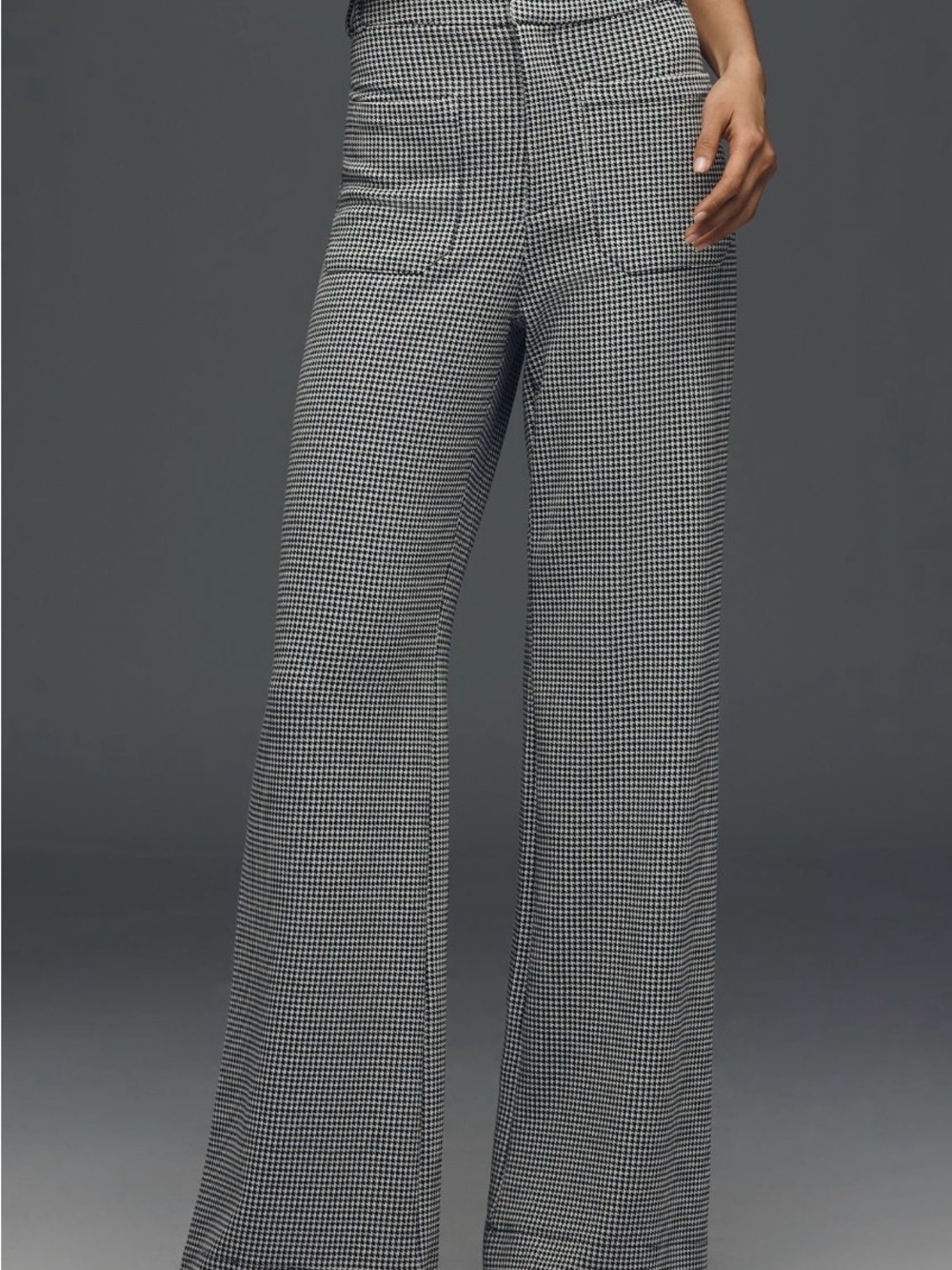 NWT - Maeve Black & White Houndstooth Pants - size 0